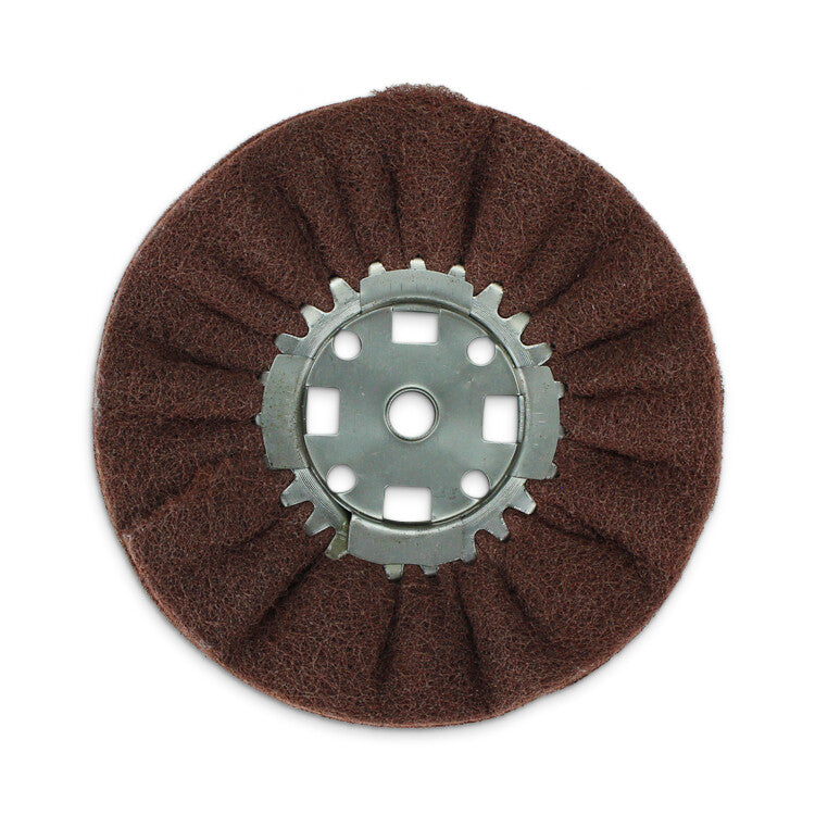 8" Satin Surface Prep Airway Buffing Wheel 3" Center Plate X 5/8"
