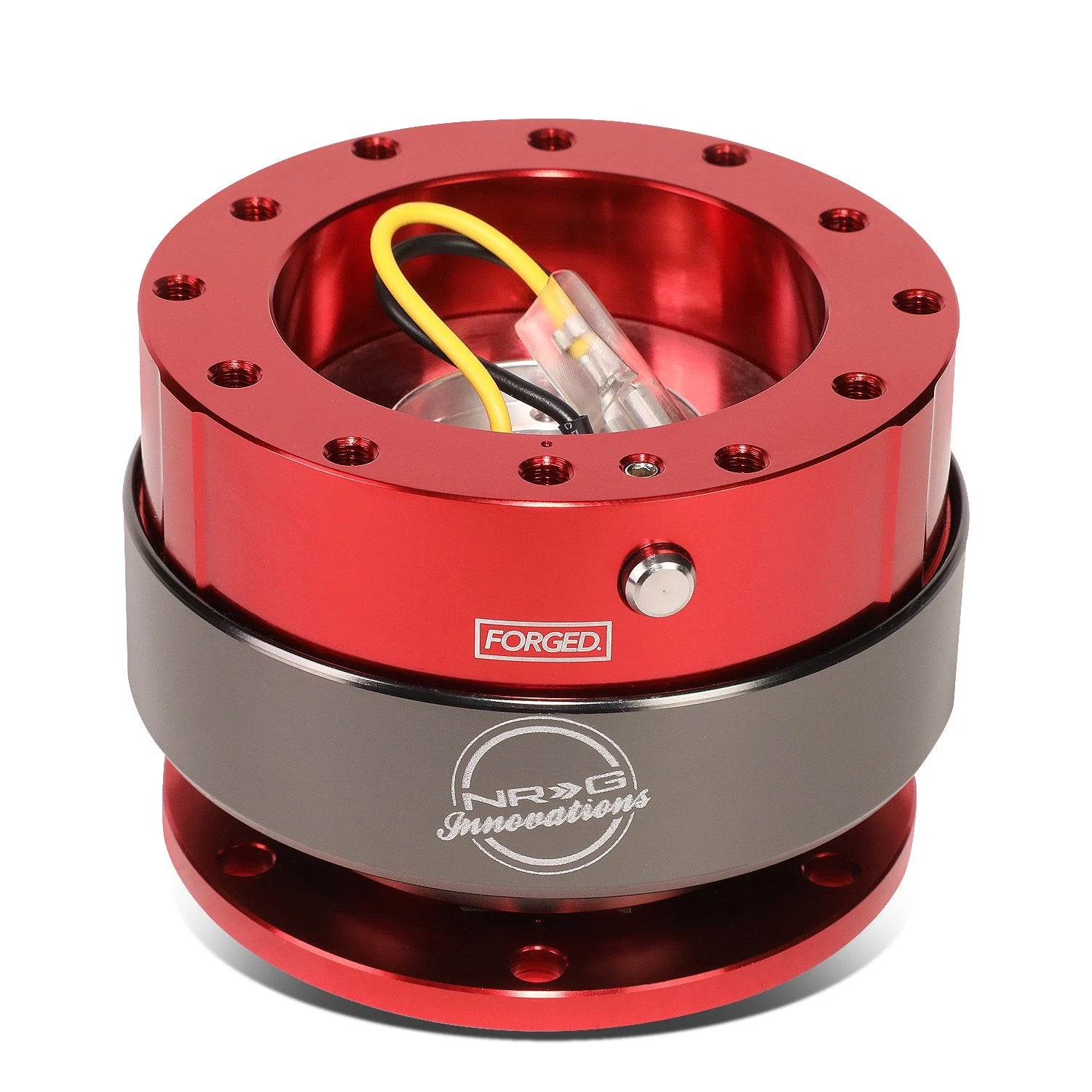 Nrg 6-hole Steering Wheel Red Quick Release Hub | Built Supply Co