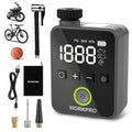 Workpro 140 Psi Mini Electric Bike Pump Portable Tire Inflate Pump