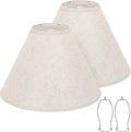 Empire Lamp Shades Set of 2, 6" Top X 16" Bottom X 10.8" High, Large