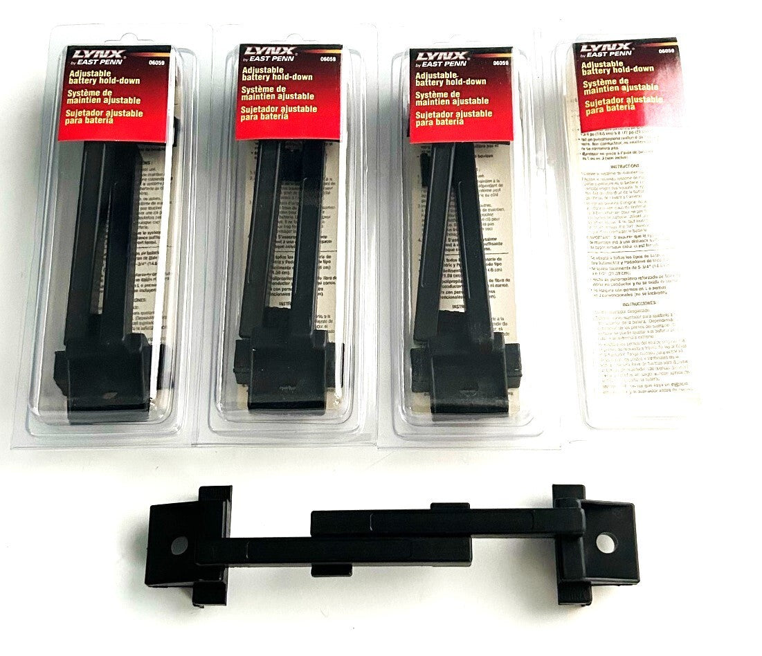 4 Lynx By Deka Adjustable Battery Hold Down Brackets by Deka