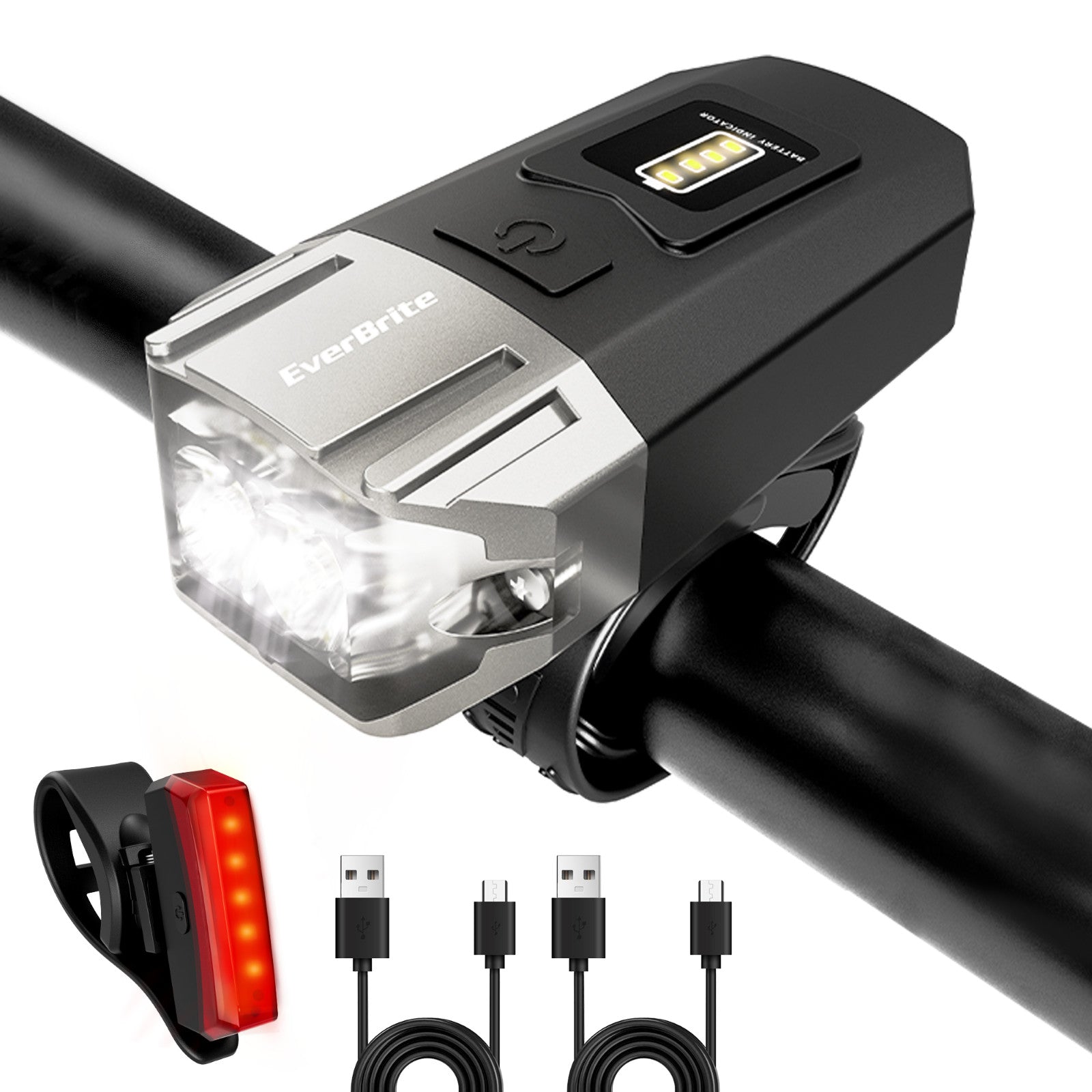Rechargeable Bicycle Lights Front and Rear