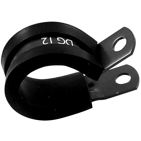 AN -10 (10AN AN10) 20mm I.D Black Aluminium Rubber Lined Cushioned P