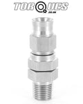 An-3 1/8" Npt Male Straight Stainless Steel Ptfe Hose Fitting