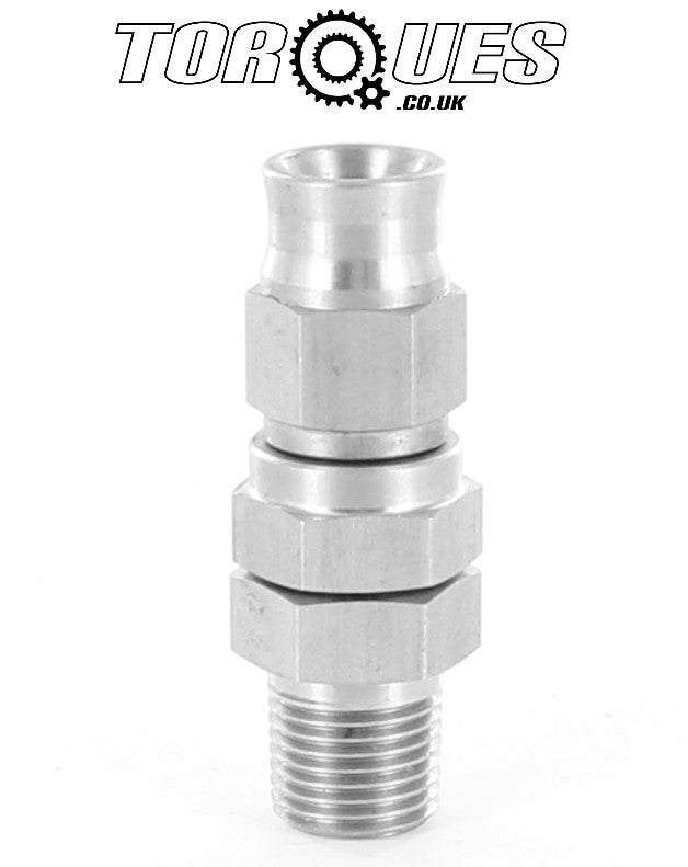 An-3 1/8" Npt Male Straight Stainless Steel Ptfe Hose Fitting