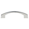 Bow Arch Style 3-3/4" Polished Nickel Kitchen Cabinet Pull Handle