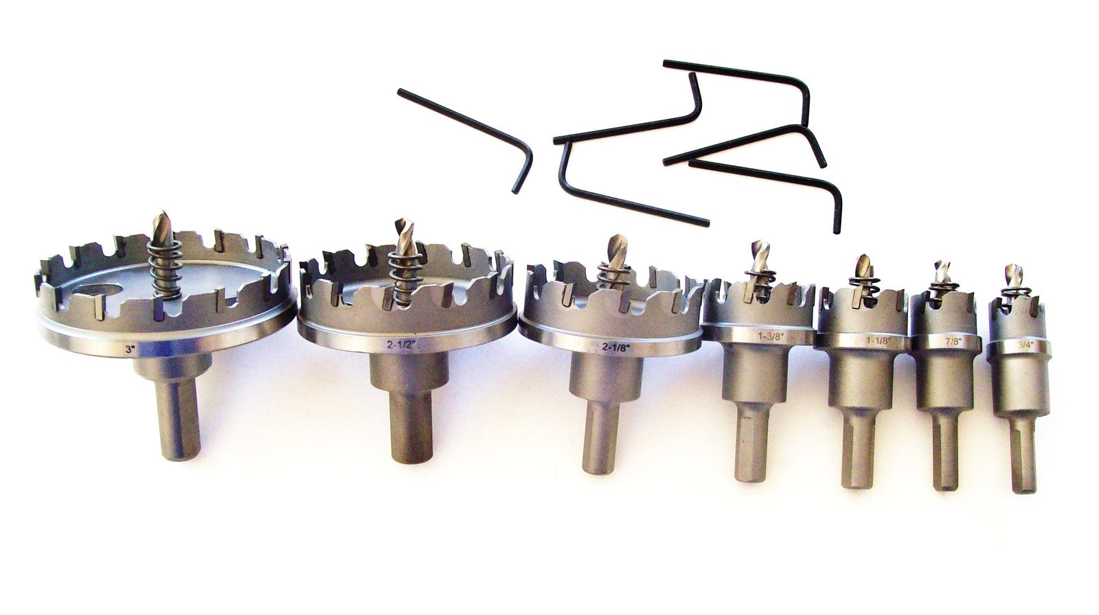 K&W TCT Carbide Hole Cutter Set - 7pc by K&W