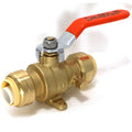 XFITTING 3/4" Push Fit Ball Valve with Drain 1 Pack