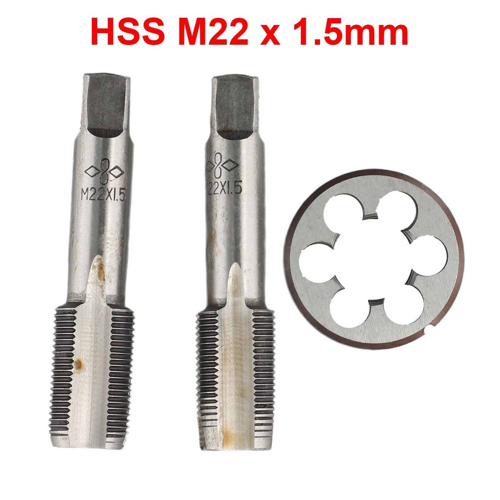 Tap & Die Set Metalworking Supplies Drill Bit Set M22 X 1.5mm Right HandOpens in