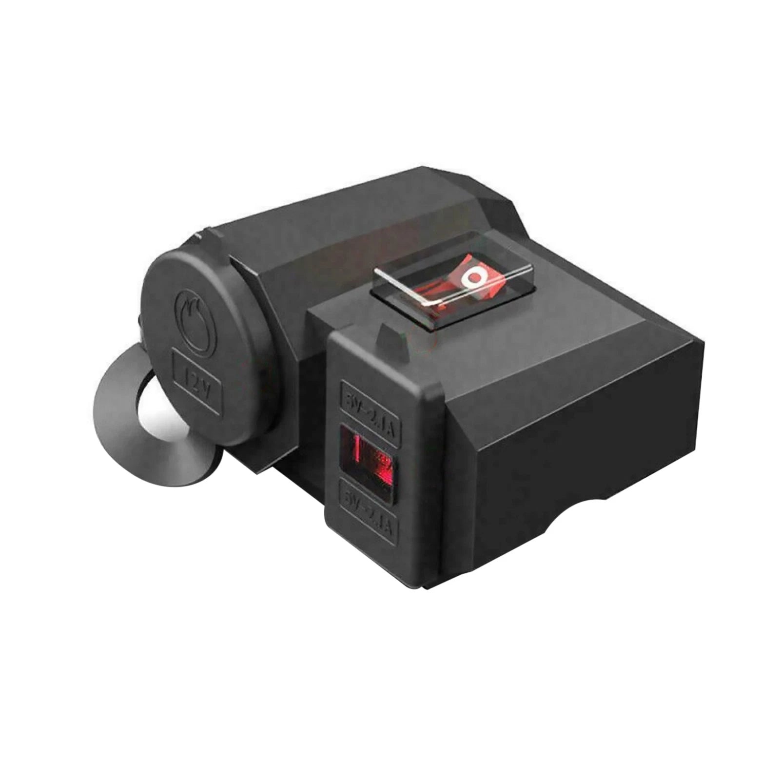 Motorcycle Cigarette Lighter 12V Dual Usb Charger Led Digital