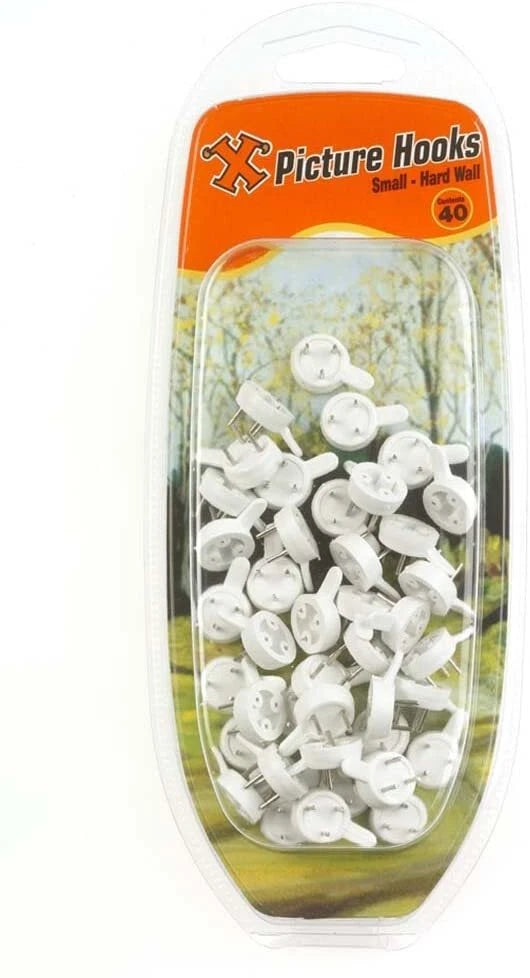 X-hooks Hard Wall Picture Hooks Small Nylon (40 | Built Supply Co