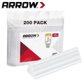 Arrow Hot Glue Sticks Clear Glue Gun Sticks 4"x5/16" Hot Melt For