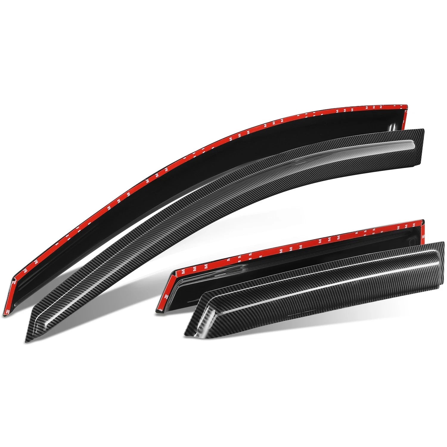 Fit 10-13 Mazda 3 W/ Hatchback 3m Adhesive Tape 4 Window Visors Sun