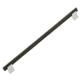 Bridge Style Metal Handle, Chrome Black, 13-7/8" (352 Mm) Overall