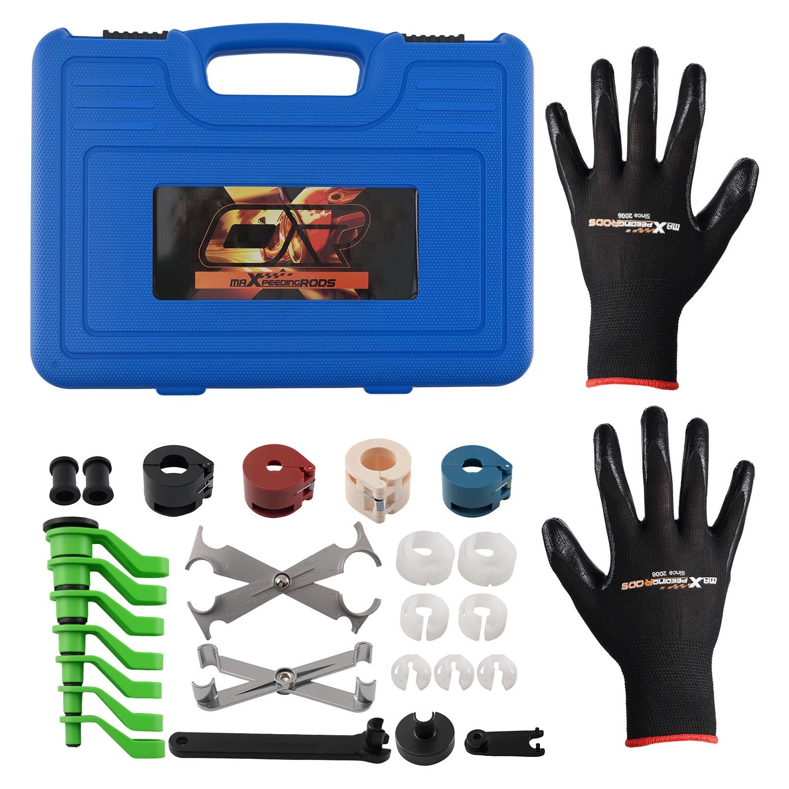 25PC Quick Release Fuel Line Disconnect AC Hose Tool Aluminum Alloy w/ Case