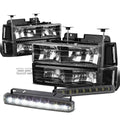 Black Housing Headlight+bump<wbr/>er+clear | Built Supply Co