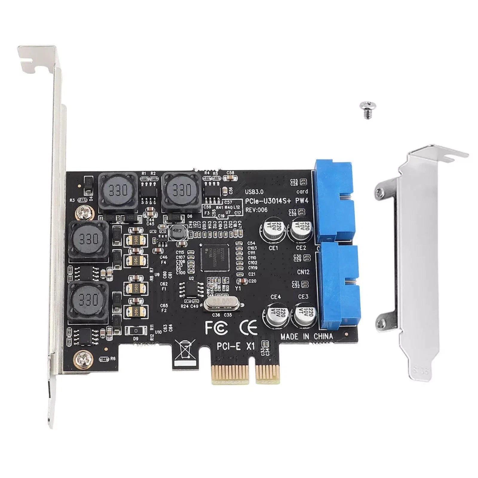 Pcie Pciexpress To Internal 2 Port 19pin Header Usb 3.0 Expansion