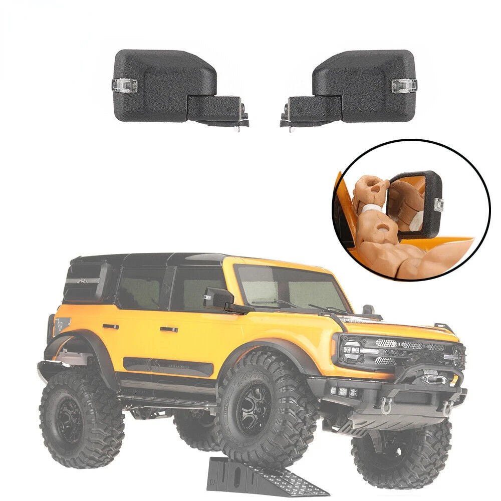 Foldable Rearview Mirror For Traxxas Trx4 2021 Bronco Scx10 Ii 90046