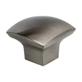 Zen Dynasty Square Style Brushed Nickel Cabinet Drawer Knob, 1-7/32"