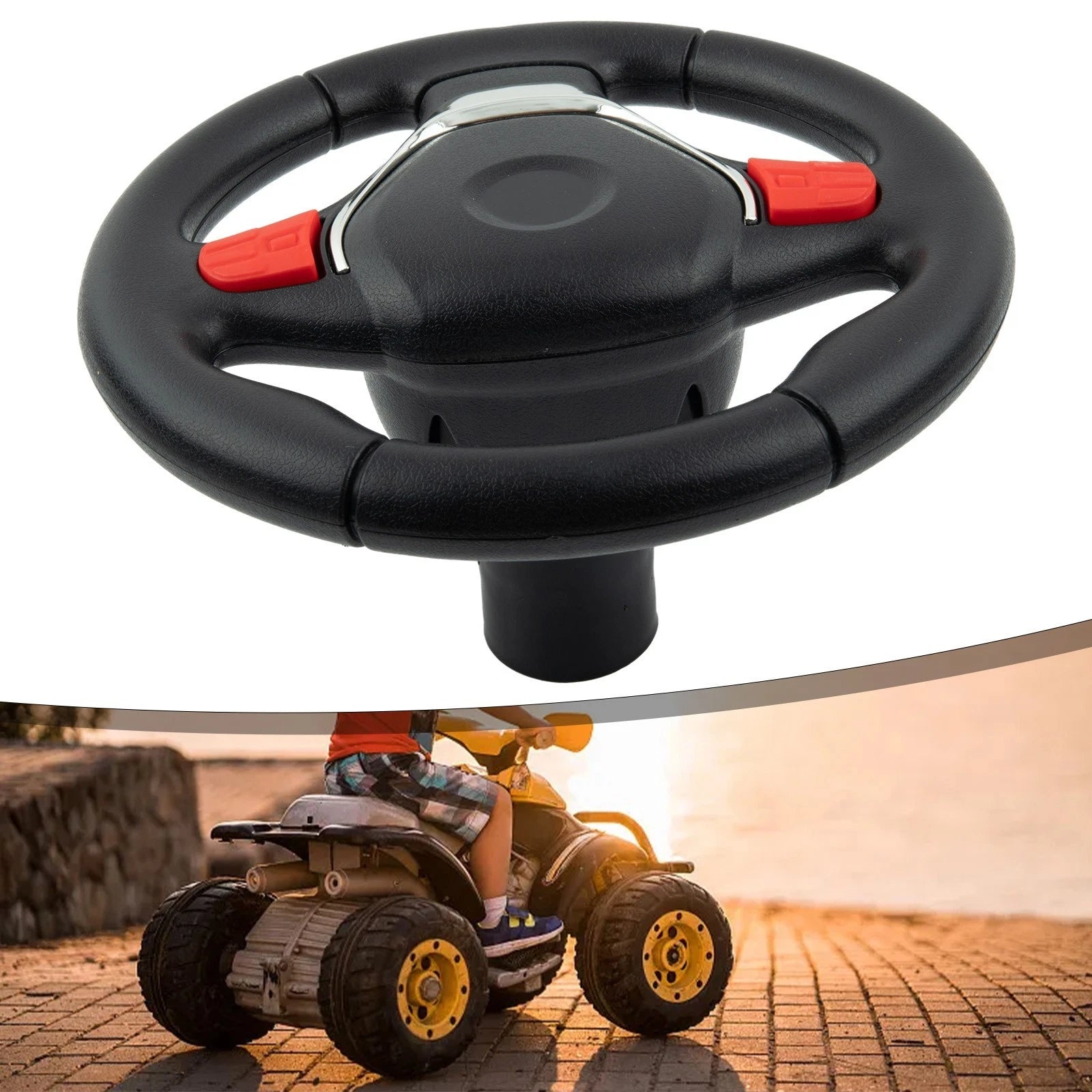 S2388 S2588 S9088 Ride On Car Steering Wheel For | Built Supply Co