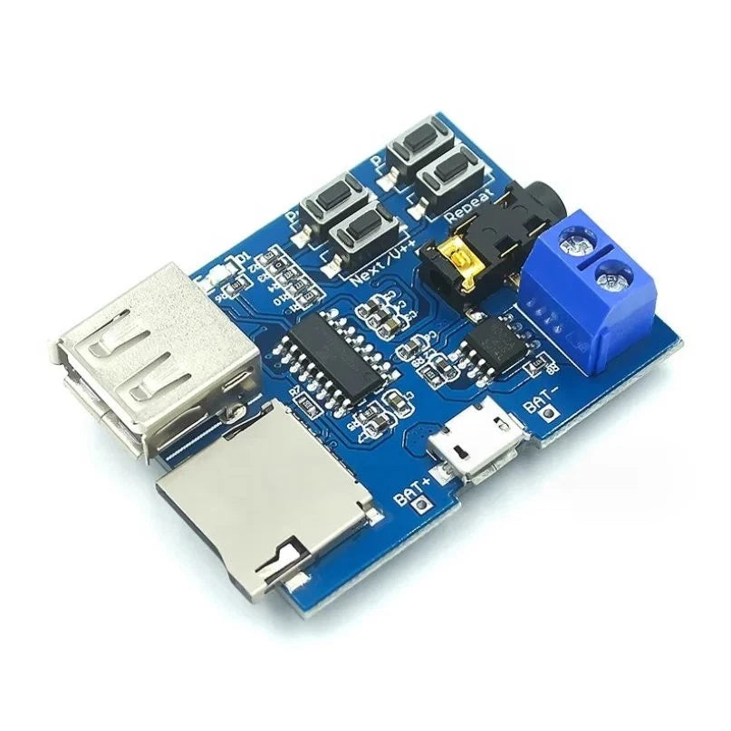 SD card USB Disk MP3 Decoder Board PCB Module Amplifier Decoding Audio Player
