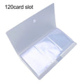 Card Photo Album Transparent Design 84 120 240 Slots Pp 9x7cm Compact