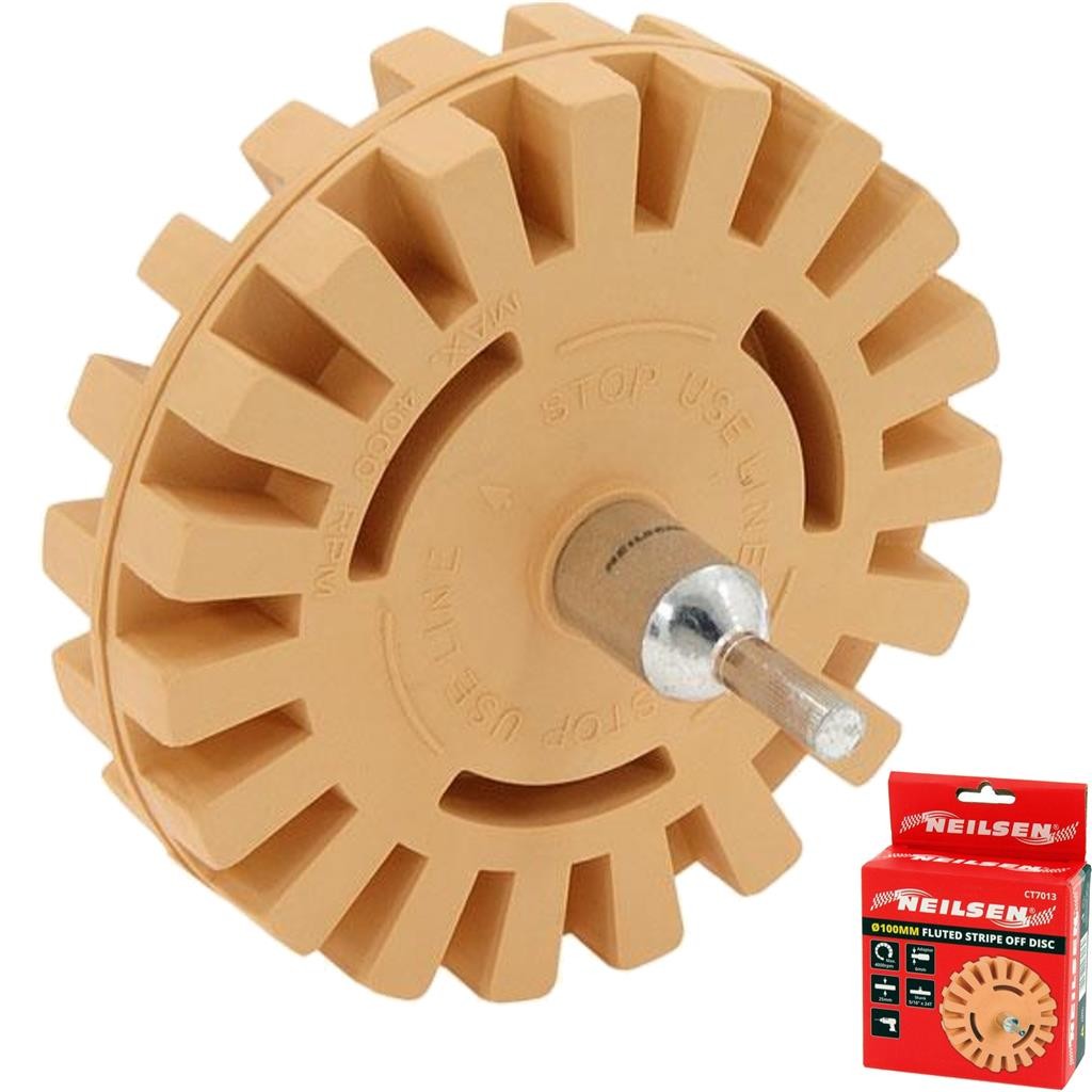 Neilsen 100mm Fluted Stripe Off Disc by Neilsen