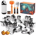 HAUSHOF 24PCS Halloween Pumpkin Carving Kit Safe and Easy Pumpkin Carving Tools