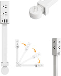 Electrical Outlet Extender Stick, 360° Rotating Outlet Extender, Power