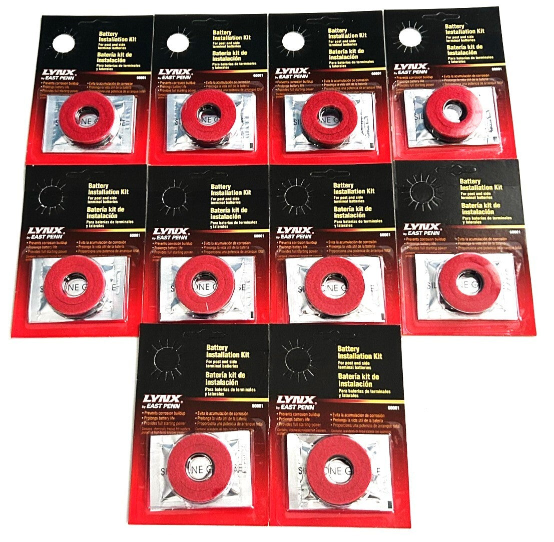 Lynx by Deka Battery Terminal Protectors - Red/Black by Lynx by Deka