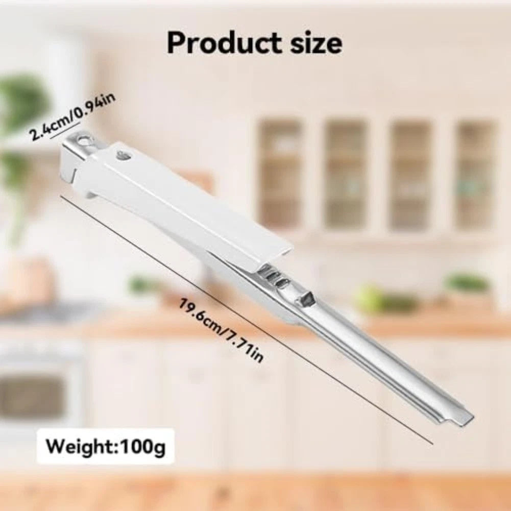 Stainless Steel Jar Opener Adjustable Grip For Seniors Easy Use And