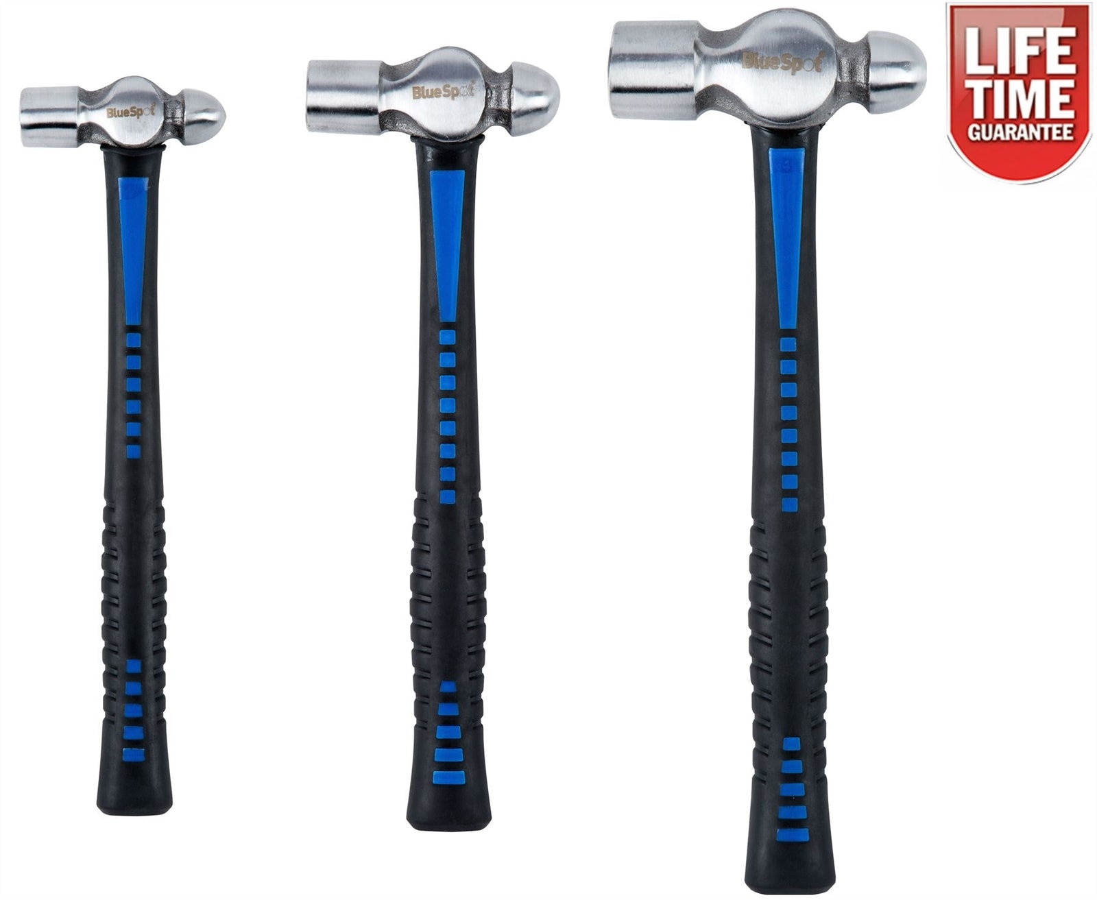 Bluespot 3pc Ball Pein Hammers Set