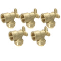 XFITTING 1/2" Push Fit x 1/2" Female NPT Elbow 5 Pack