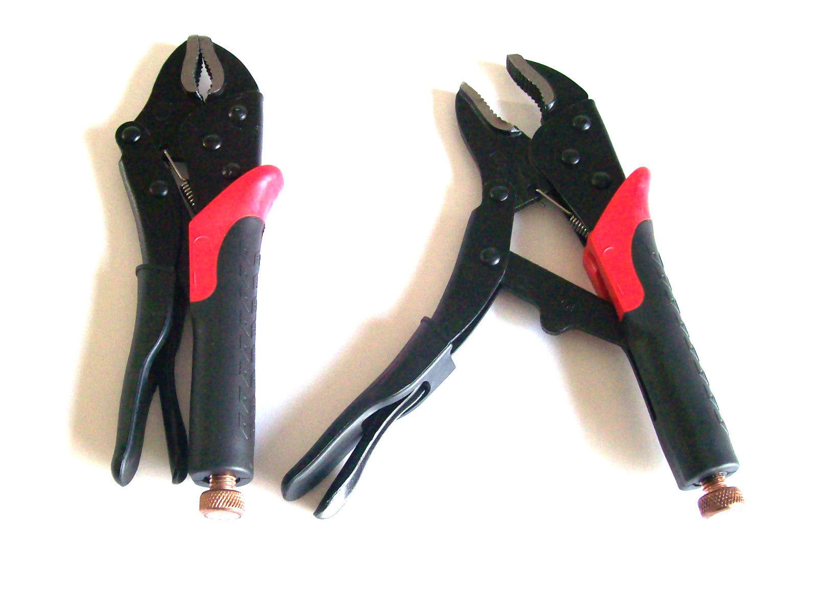 Curved Jaw 10" Locking Vise Clamp Pliers
