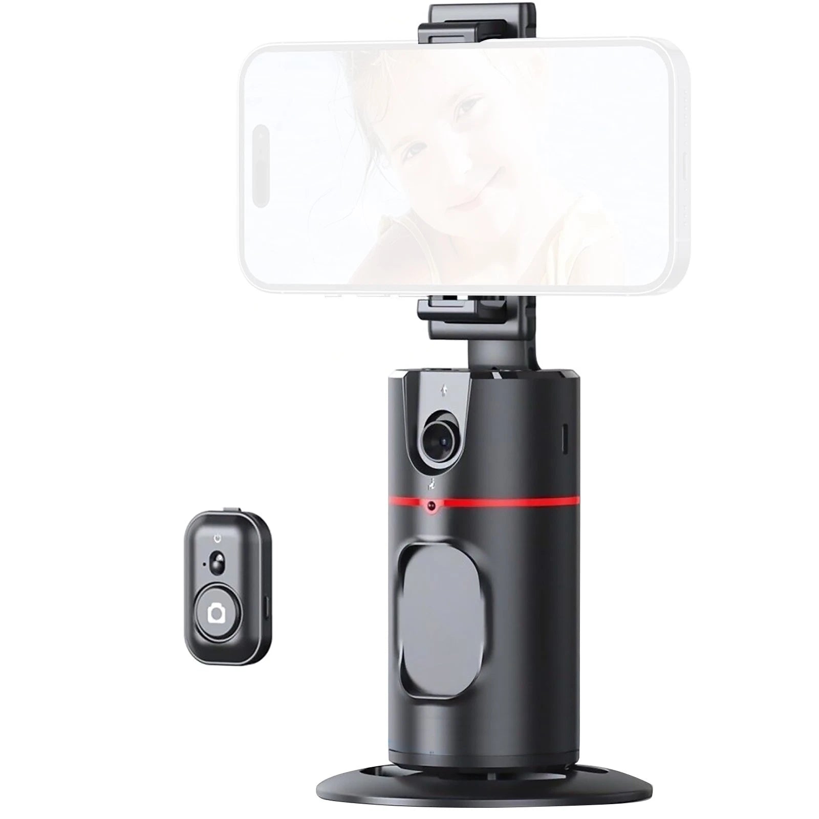 Auto Face Tracking Tripod 360° Rotation Camera Phone Stand Smart