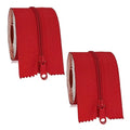 2 Pack Zipper Door Tape 7 Feet By 3 Inches For Dust Barrier Use