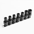 3/8" Drive Universal Swivel Deep Impact Socket Set 7pc by Unbranded