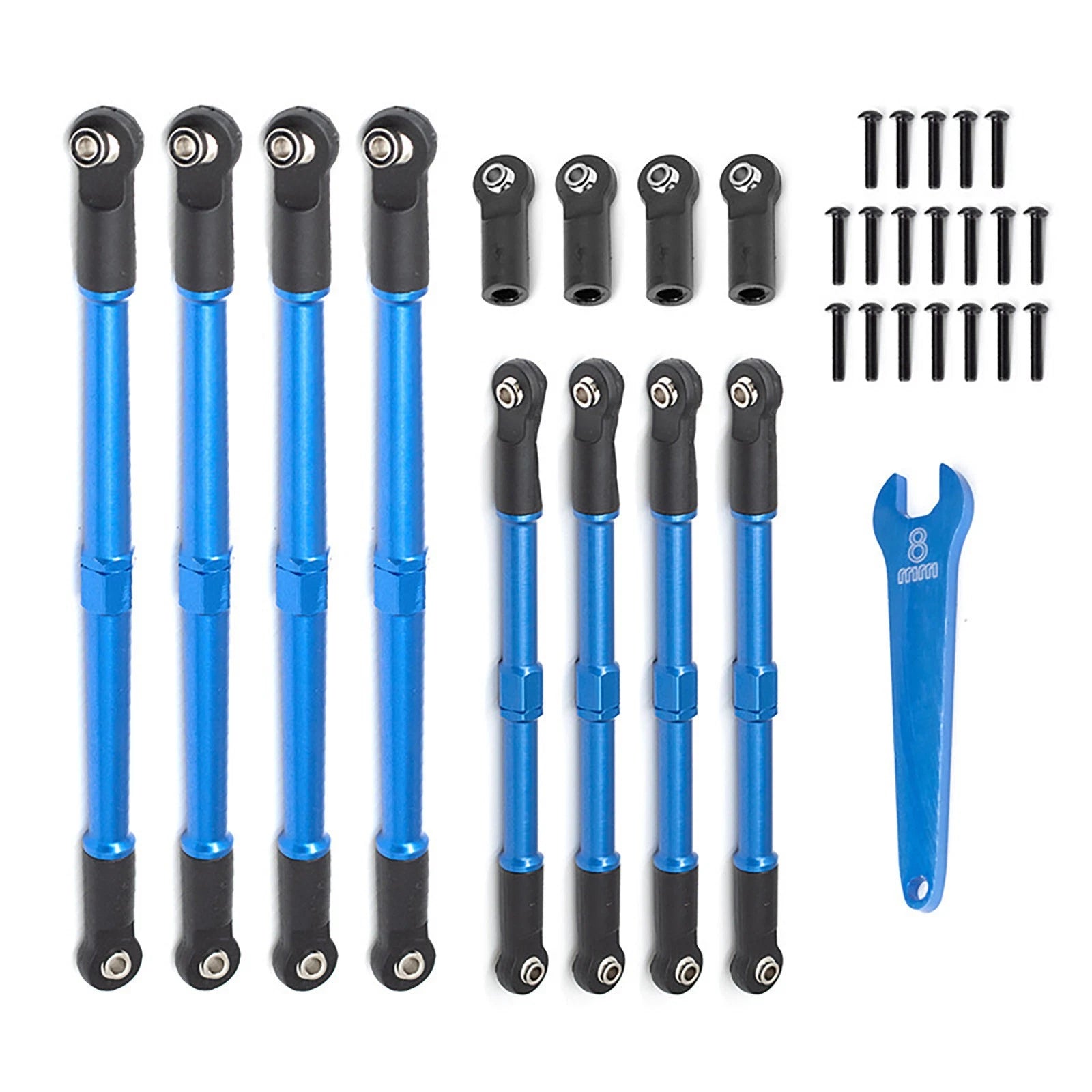 New Aluminium Pull Rod Kits For Traxxas 2.0 Summit 5319x Rc Car Parts