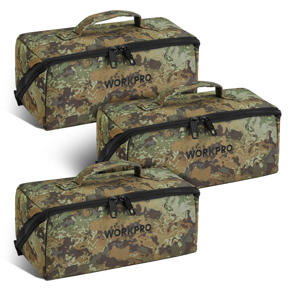 WORKPRO 3PC Heavy Duty Tool Bag Storage Set