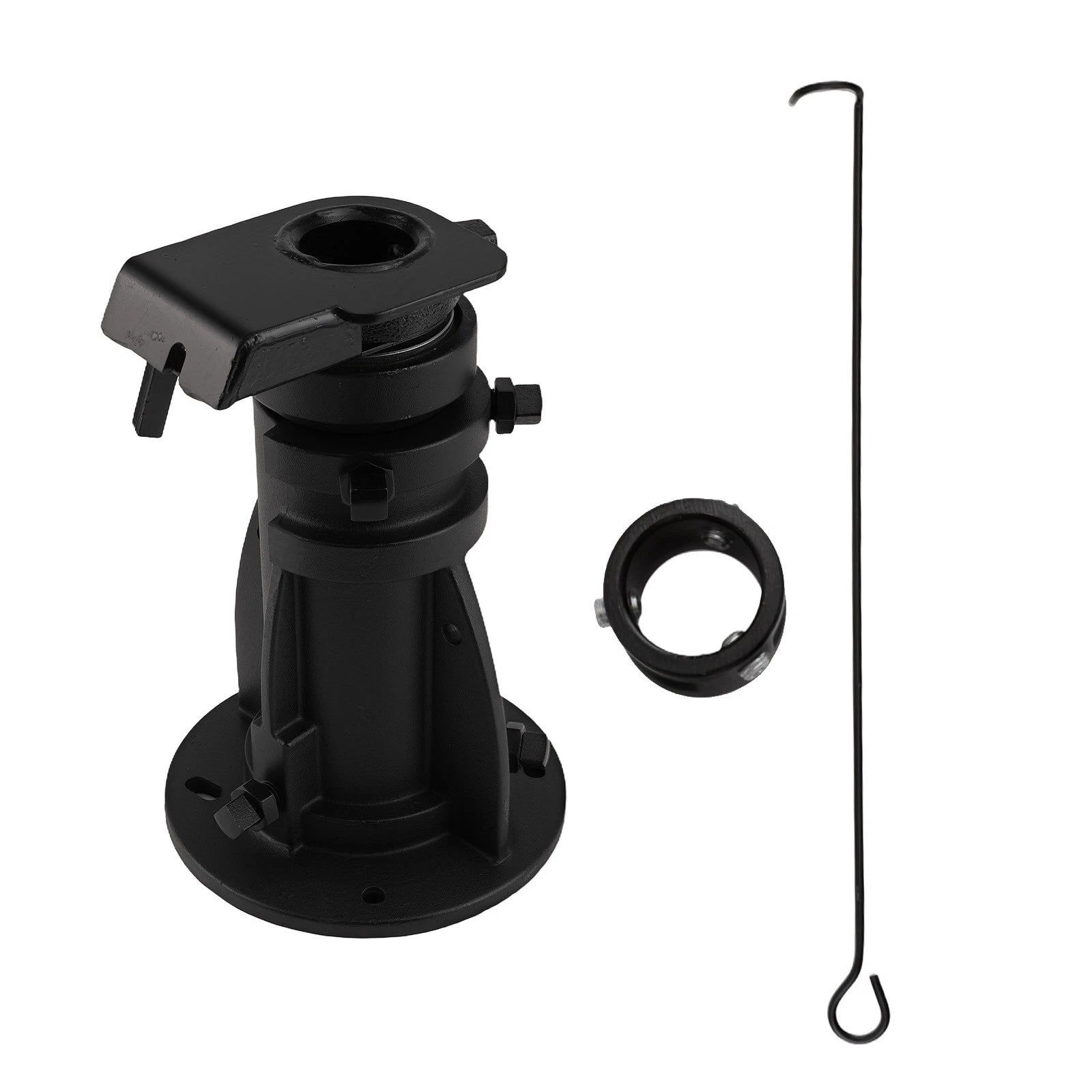 Gooseneck Adapter 5th Wheel Adjustable Cushioned 12''-16'' Release