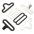 Black/silver Optional Bow Tie Clips Clips Hook Fastener For Necktie