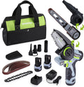 WORKPRO Cordless Detail Belt Sander Mini Chain Saw 3-in-1 Power Tool Combo Kit