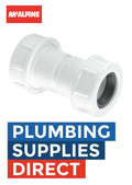 McAlpine R1M Universal Straight Overflow Connector