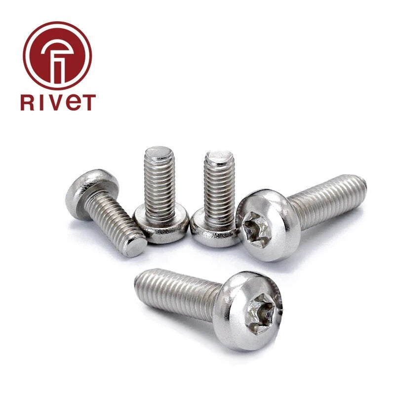 304 A2-70 Gb2672 Din En Iso 14583 (2011) Six-lobe Pan Round Head