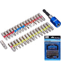 BlueSpot 32pc Mixed Colour Coded Screwdriver Bit Set Phillips Pozi Torx 25mmOpen