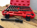 48pcs SAE & Metric Deep Shallow Impact Sockets Set (5/16"- 3/4", 8-22mm) 6pts