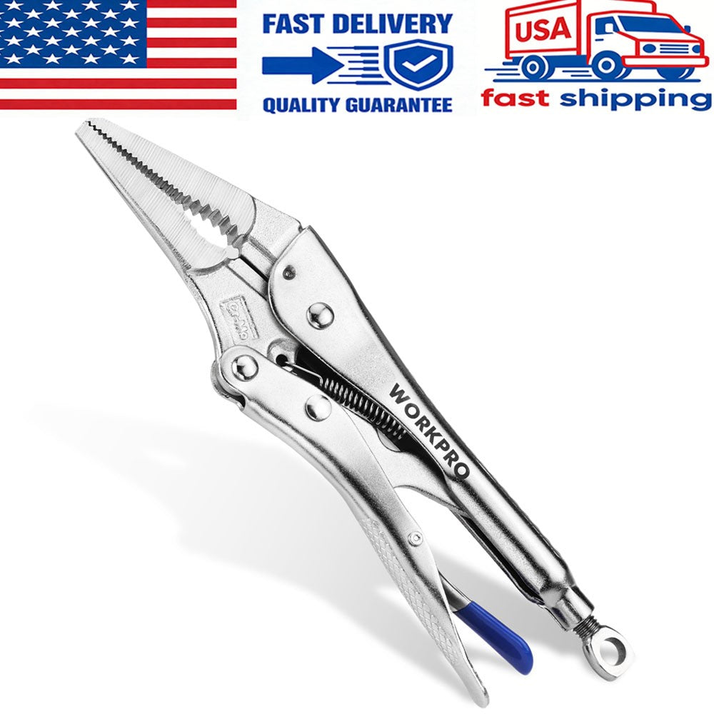 WORKPRO 9.5" Long Nose Locking Plier by WORKPRO