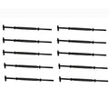 Hand Swage Drop Pin Stud Turnbuckle For 3/16" Cable,black Oxide T316