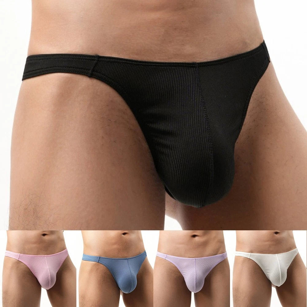 Low Waist Mens Breathable Thong Underpants Briefs For Sports And Sleep