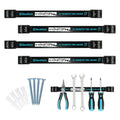 Duratech 4 Pack 12" Magnetic Tool Holder Strip Heavy Duty Magnetic